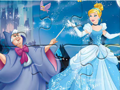 խաղ Jigsaw Puzzle: Cinderella Transforms