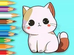 խաղ Coloring Book: Cute Kitten