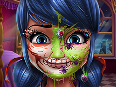 խաղ Dotted Girl Halloween Makeup