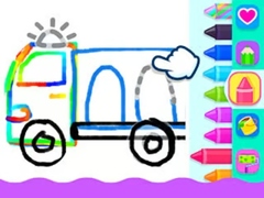 խաղ Toddler Drawing: Ambulance