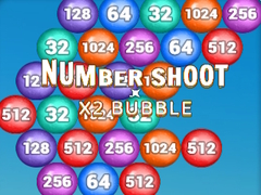 խաղ Number Shoot x 2 bubble