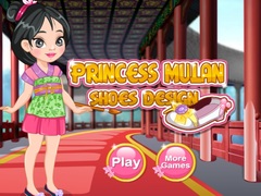 խաղ Princess Mulan Shoes Design