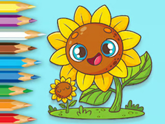 խաղ Coloring Book: Sunflowers