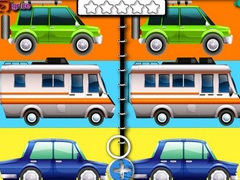 խաղ Cartoon Cars Spot The Difference