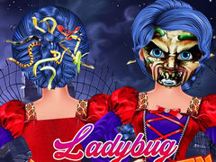 խաղ Ladybug Halloween Hairstyles