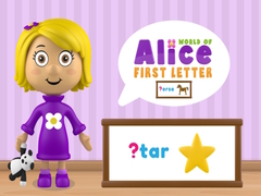 խաղ World of Alice First Letter
