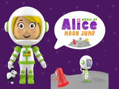 խաղ World of Alice Moon Jump