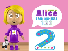 խաղ World of Alice Draw Numbers