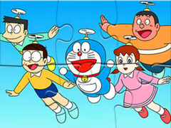 խաղ Jigsaw Puzzle: Doraemon Flying