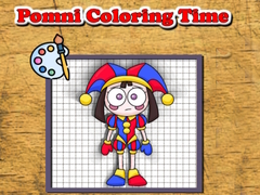 խաղ Pomni Coloring Time