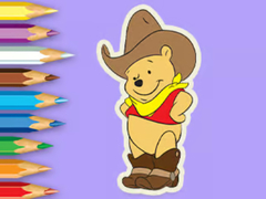 խաղ Coloring Book: Cowboy Winnie