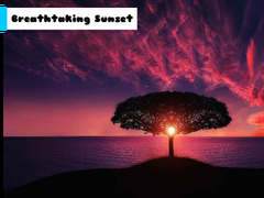խաղ Breathtaking Sunset 