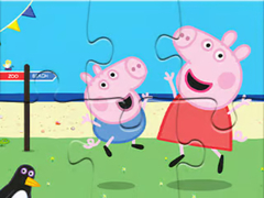 խաղ Jigsaw Puzzle: Peppa Fun Day