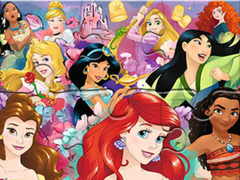 խաղ Jigsaw Puzzle: Princess Party