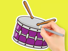 խաղ Coloring Book: Star Drum
