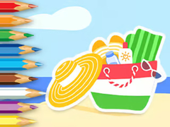 խաղ Coloring Book: Summer Beach Gear