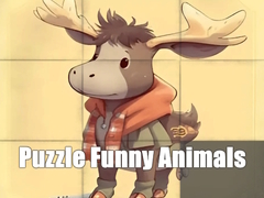 խաղ Puzzle Funny Animals