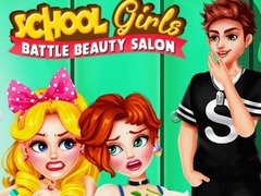 խաղ School Girls Battle Beauty Salon