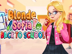խաղ Blonde Sofia Back to School