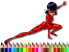 խաղ Back To School Lady Bug Coloring