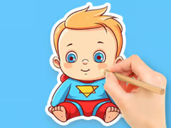 խաղ Coloring Book: Cute Super Baby