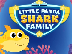 խաղ Little Panda Shark Family
