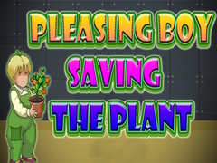 խաղ Pleasing Boy Saving the Plant