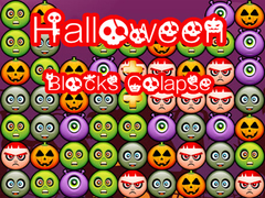 խաղ Halloween Block Collapse