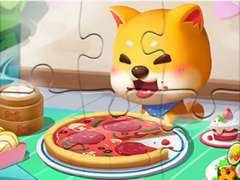 խաղ Jigsaw Puzzle: Pizza Dog