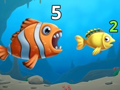 խաղ Hungry Ocean: Eat, Feed and Grow Fish