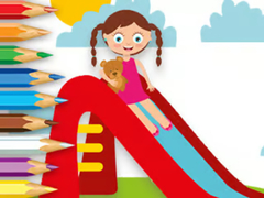 խաղ Coloring Book: Playing Slide