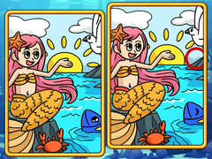 խաղ Mermaids Spot The Differences