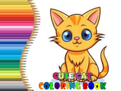 խաղ Cute Cat Coloring Book