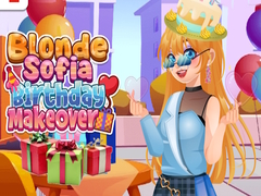 խաղ Blonde Sofia Birthday Makeover