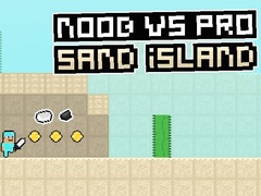 խաղ Noob vs Pro Sand island