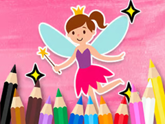 խաղ Coloring Book: Little Pretty Fairy