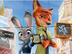 խաղ Jigsaw Puzzle: Zootopia