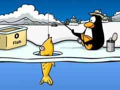 խաղ Club Penguin: Ice Fishing