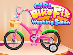 խաղ Girl Bike Fix Washing Salon