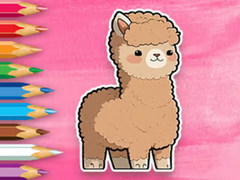 խաղ Coloring Book: Cute Alpaca
