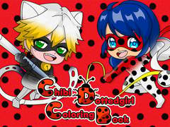 խաղ Chibi Dotted Girl Coloring Book