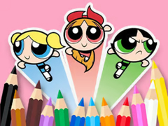 խաղ Coloring Book: The Powerpuff Girls