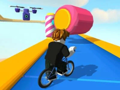 խաղ Obby But You're On a Bike