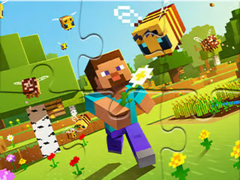 խաղ Jigsaw Puzzle: Mine Blockman