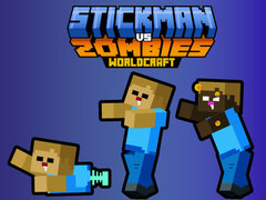 խաղ Stickman vs Zombies WorldCraft