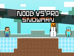 խաղ Noob vs Pro Snowman