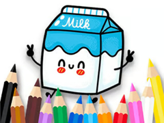 խաղ Coloring Book: Milk