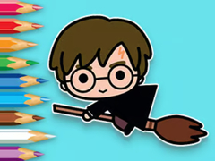 խաղ Coloring Book: Flying Potter