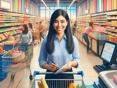 խաղ Supermarket Simulator