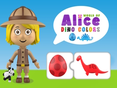խաղ World of Alice Dino Colors